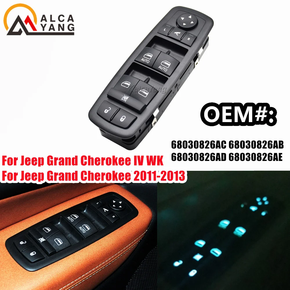 Электрический главный выключатель стеклоподъемника для Jeep Grand Cherokee 2011 2012 2013 автомобильные аксессуары 68030826AC 68030826AB 68030826AD
Электрический главный выключатель стеклоподъемника для Jeep Grand Cherokee 2011 2012 2013 автомобильные аксессуары 68030826AC 68030826AB 68030826AD