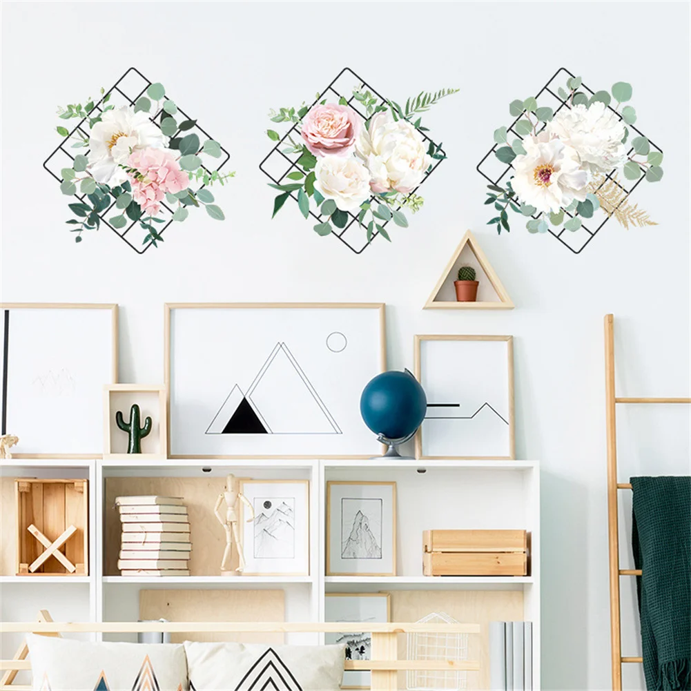 Iron Grid Flower Plant Wall Art Stickers Removable Vinyl Decal Home Bedroom Office Shop Decoration PVC Peony 30*90cm
Iron Grid Flower Plant Wall Art Stickers Removable Vinyl Decal Home Bedroom Office Shop Decoration PVC Peony 30*90cm