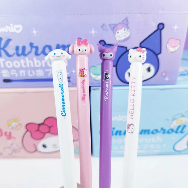 Sanrio Kuromi Soft Fur Toothbrush Kawaii Anime Hello Kitty Children Cute Cartoon Portable Travel Soft-Bristled Toothbrush Gifts
Sanrio Kuromi Soft Fur Toothbrush Kawaii Anime Hello Kitty Children Cute Cartoon Portable Travel Soft-Bristled Toothbrush Gifts