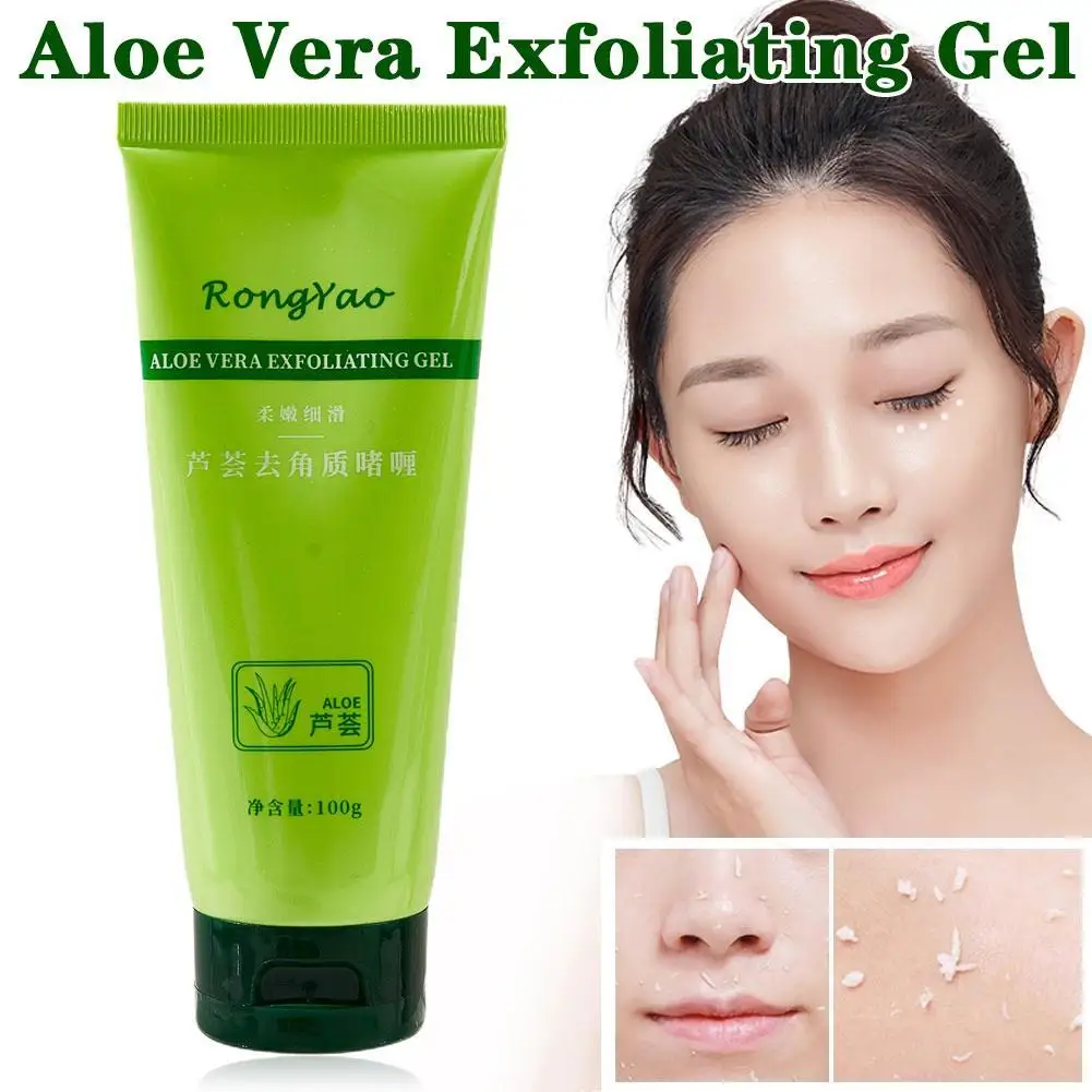 

Aloe Vera Exfoliating Gel Peeling Whitening Moisturizing Sunscreen Repair Emulsione Skin Care Improve Blackheads Beauty Products