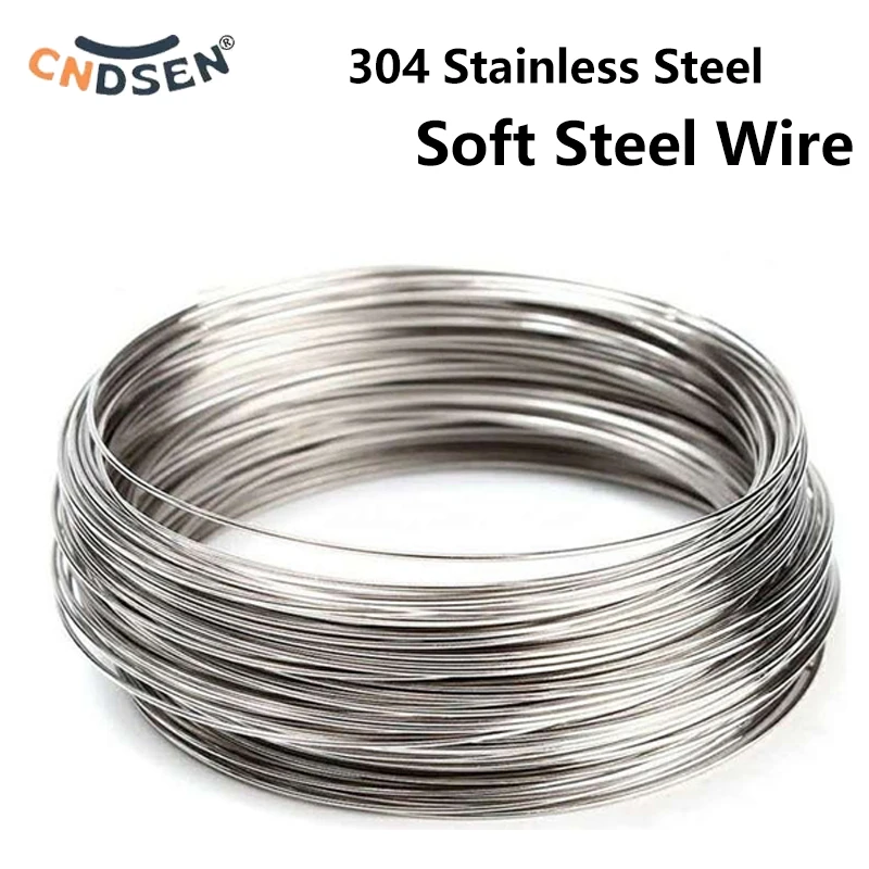 5/10Meters 304 Stainless Steel Soft Single Strand Lashing Steel Wire Thin Fine Steel Wire Dia 0.1-3mm
5/10Meters 304 Stainless Steel Soft Single Strand Lashing Steel Wire Thin Fine Steel Wire Dia 0.1-3mm