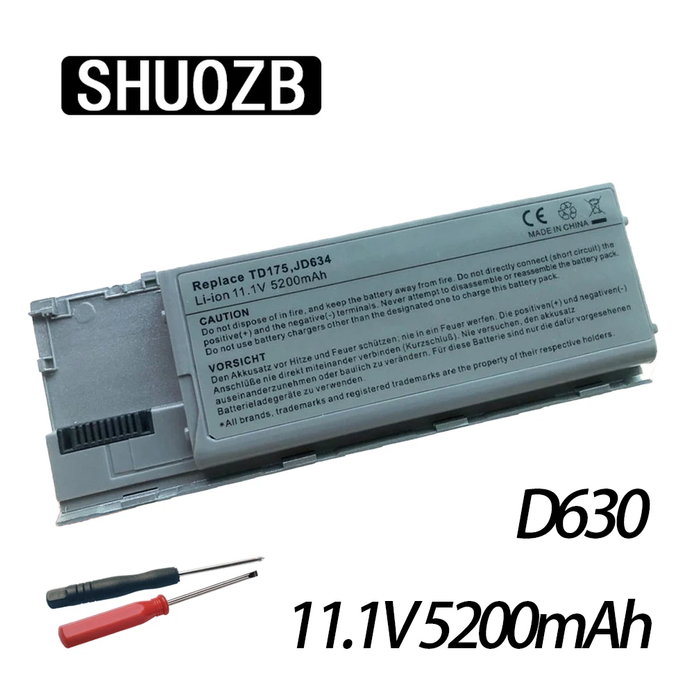 Новый аккумулятор UD088 TG226 TD175 PC764 FG442 KD492 D620 для ноутбука Dell Latitude D620 D630 ATG D630c Precision M2300 11,1 В 5200 мАч
Новый аккумулятор UD088 TG226 TD175 PC764 FG442 KD492 D620 для ноутбука Dell Latitude D620 D630 ATG D630c Precision M2300 11,1 В 5200 мАч