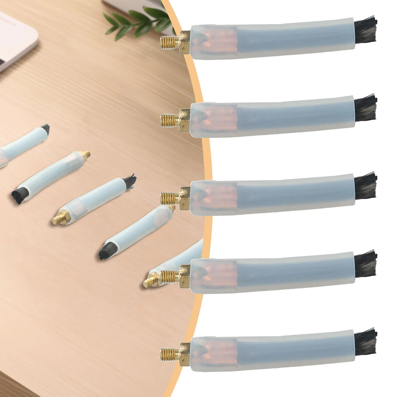 100% Brand New 5-pack M6 Welding Brush 3.15 Inches Bristle Convenient Efficient With Silicone Sleeve Effectively Clean Weld Bead
100% Brand New 5-pack M6 Welding Brush 3.15 Inches Bristle Convenient Efficient With Silicone Sleeve Effectively Clean Weld Bead