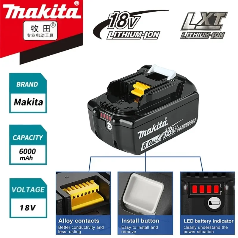 NEW Original Makita Rechargeable Battery For Makita BL1850 BL1830 BL1815 BL1860 BL1840 LXT400 Replacement Power Tool Battery
NEW Original Makita Rechargeable Battery For Makita BL1850 BL1830 BL1815 BL1860 BL1840 LXT400 Replacement Power Tool Battery