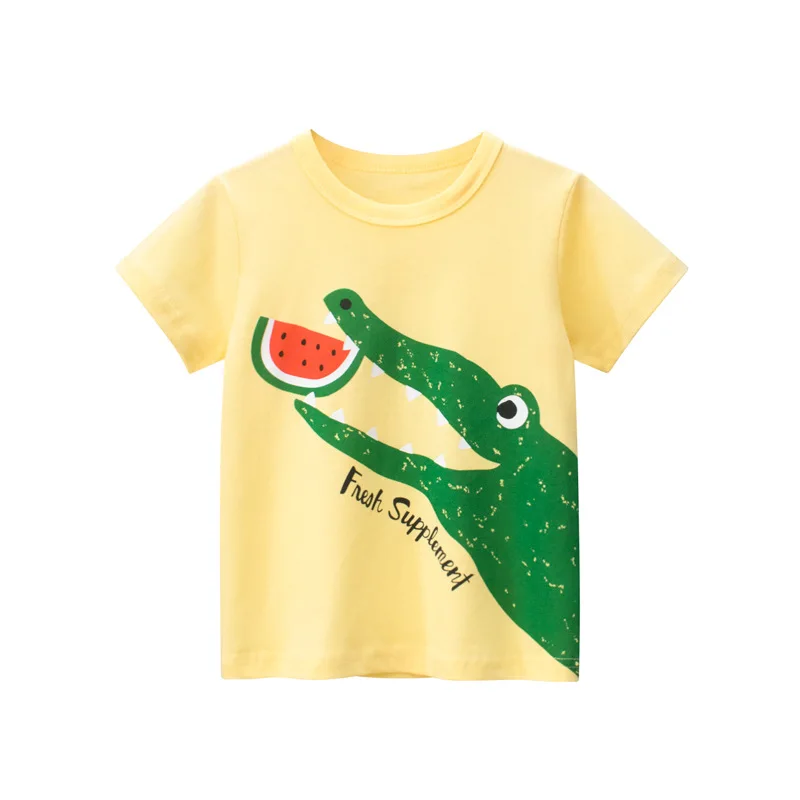 New Toddler Boy Cartoon Crocodile T Shirts Kids Summer Clothes Boys Quality Cotton T Shirts Boutique Outfits Baby Girl Tops
New Toddler Boy Cartoon Crocodile T Shirts Kids Summer Clothes Boys Quality Cotton T Shirts Boutique Outfits Baby Girl Tops