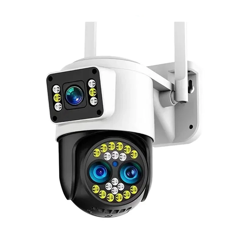 Security Camera Outdoor,Wifi 4K 8MP Two Lens Two Screen Outdoor Wireless Camera 10X Zoom Two Way Audio Detection
Security Camera Outdoor,Wifi 4K 8MP Two Lens Two Screen Outdoor Wireless Camera 10X Zoom Two Way Audio Detection