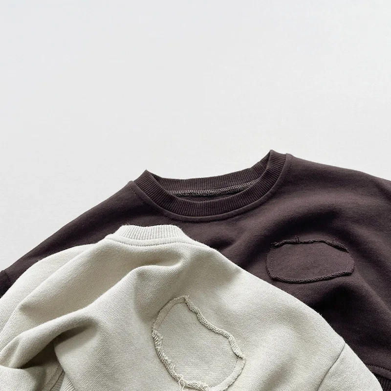 2025 Autumn New Children Long Sleeve Sweatshirt Fashion Girl Short Hoodie Kids Casual Tops Cotton Baby Toddler Clothes 1-6year 16 S3fe3a9f2254248379e28e0a96713b72ek