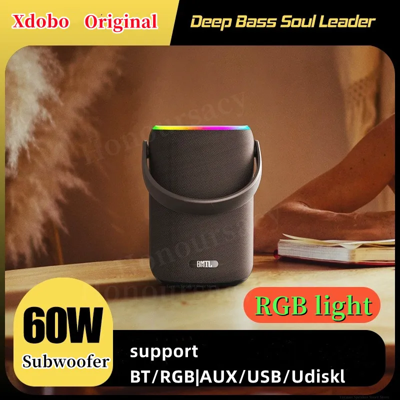 XDOBO 60W Outdoor RGB Portable Stereo Surround Home Theater Subwoofer Music Center Desktop Computer TWS Bluetooth Speaker
XDOBO 60W Outdoor RGB Portable Stereo Surround Home Theater Subwoofer Music Center Desktop Computer TWS Bluetooth Speaker