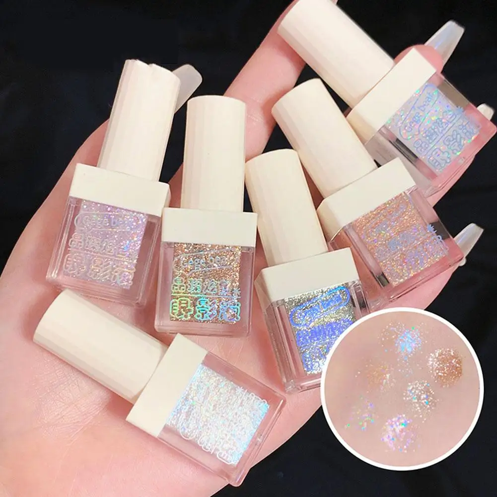 Liquid Eyeshadow 6 Colors Highlighter Sequins Glitter Waterproof Makeup Lasting Pearlescent Eye Eyes Shadow Silkworm Lying E7W0
Liquid Eyeshadow 6 Colors Highlighter Sequins Glitter Waterproof Makeup Lasting Pearlescent Eye Eyes Shadow Silkworm Lying E7W0