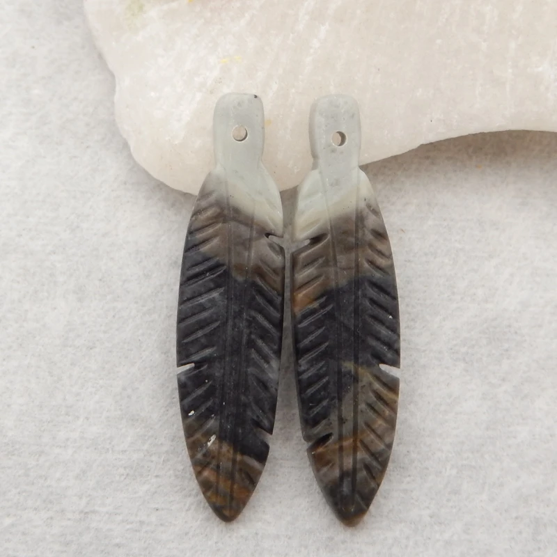 New Arrival Jewelry accessories, Birthday gift,Natural Picasso Jasper Carved leaves fashion Earring Beads35x8x3mm4g
New Arrival Jewelry accessories, Birthday gift,Natural Picasso Jasper Carved leaves fashion Earring Beads35x8x3mm4g