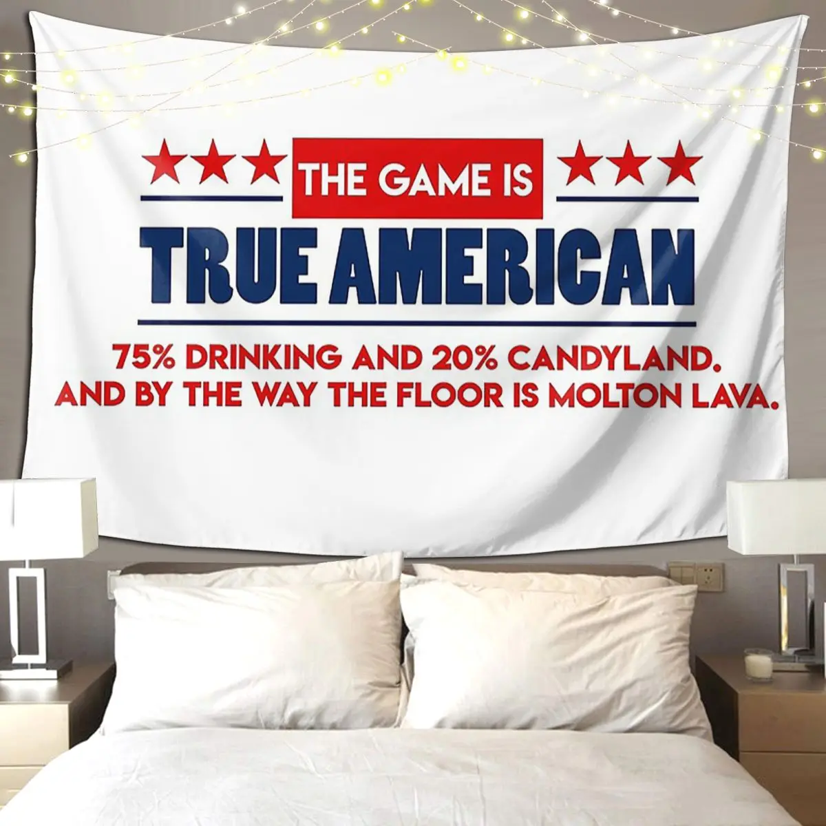 True American New Girl Tapestry Funny Wall Hanging Aesthetic Home Decor Tapestries for Living Room Bedroom Dorm Room
True American New Girl Tapestry Funny Wall Hanging Aesthetic Home Decor Tapestries for Living Room Bedroom Dorm Room