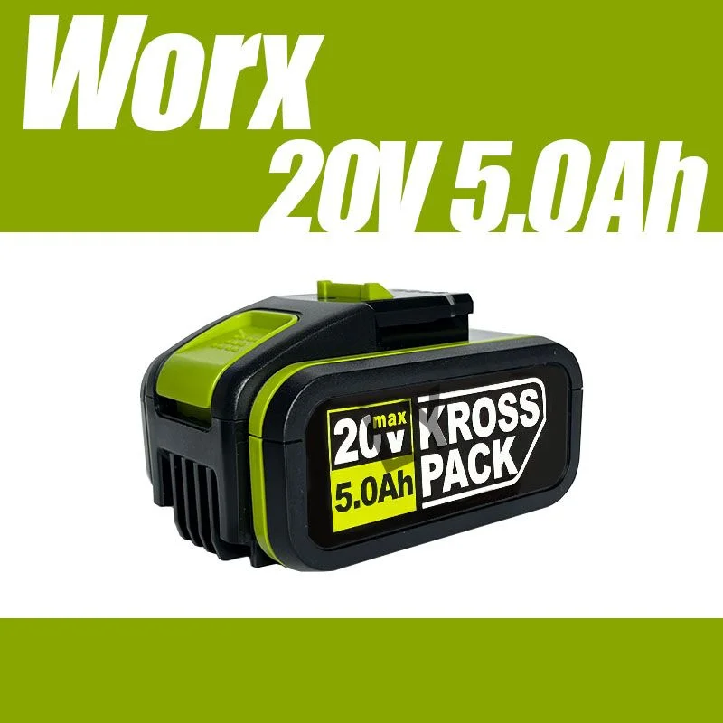 5000mAh Battery for Worx WA3553 20V Cordless Power Tool Battery WA3572 WA3553 WX390 WA3551 WX176 WX178 Backup Battery
5000mAh Battery for Worx WA3553 20V Cordless Power Tool Battery WA3572 WA3553 WX390 WA3551 WX176 WX178 Backup Battery