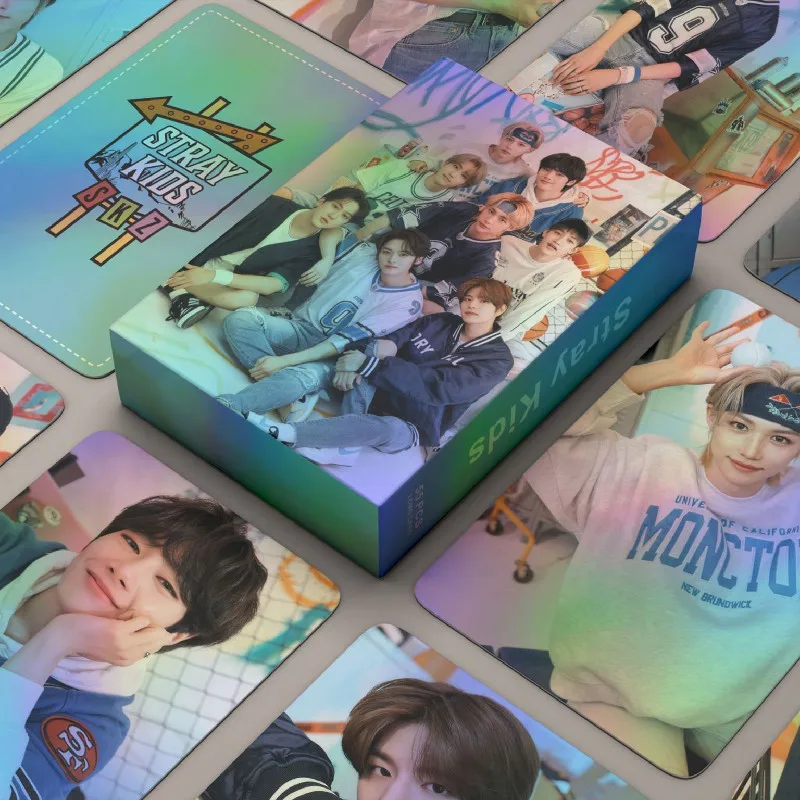55Pcs/Set Kpop Stray Kids Laser Photocards New Album MAXIDENT Social Path LOMO Cards HD Print Photo Cards For Fans Collection
55Pcs/Set Kpop Stray Kids Laser Photocards New Album MAXIDENT Social Path LOMO Cards HD Print Photo Cards For Fans Collection