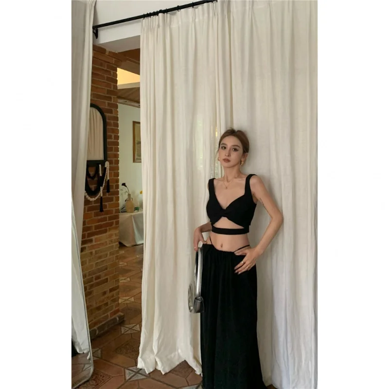 Design Sense High Grade Spicy Girl Sexy Bra Strap Wide Leg Trouser Set(Order separately)
Design Sense High Grade Spicy Girl Sexy Bra Strap Wide Leg Trouser Set(Order separately)