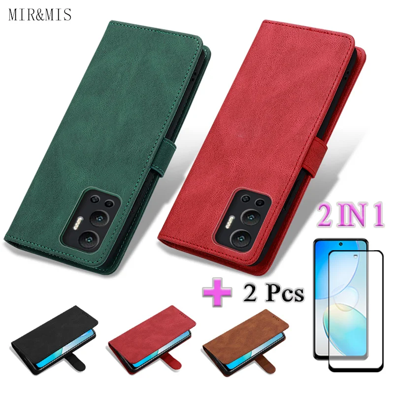 2 IN 1 Skin Feel Flip Case For Infinix Hot 12 Leather Phone Case With Tempered Glass Curved Ceramic Screen Protector
2 IN 1 Skin Feel Flip Case For Infinix Hot 12 Leather Phone Case With Tempered Glass Curved Ceramic Screen Protector
