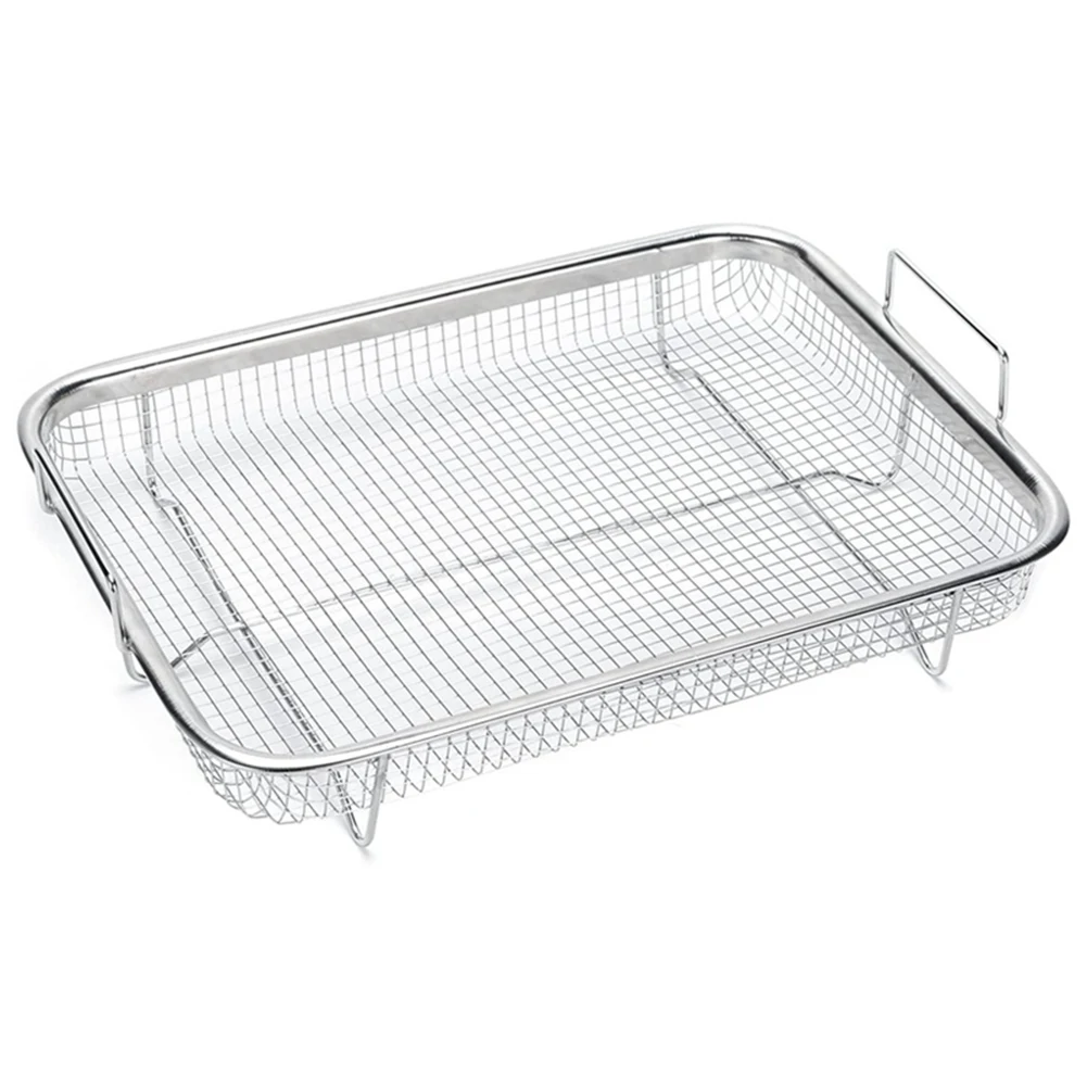 1Pcs Air Fryer Basket for Oven, Stainless Steel Grill Basket, Non-Stick Mesh Basket, Air Fryer Tray Wire Rack Basket 
1Pcs Air Fryer Basket for Oven, Stainless Steel Grill Basket, Non-Stick Mesh Basket, Air Fryer Tray Wire Rack Basket