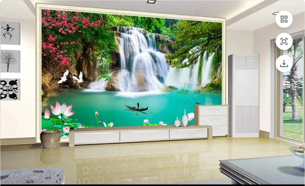 Custom mural 3d photo wallpaper Chinese mountain waterfall lake scenery painting home decor wallpaper for walls 3 d living room
Custom mural 3d photo wallpaper Chinese mountain waterfall lake scenery painting home decor wallpaper for walls 3 d living room