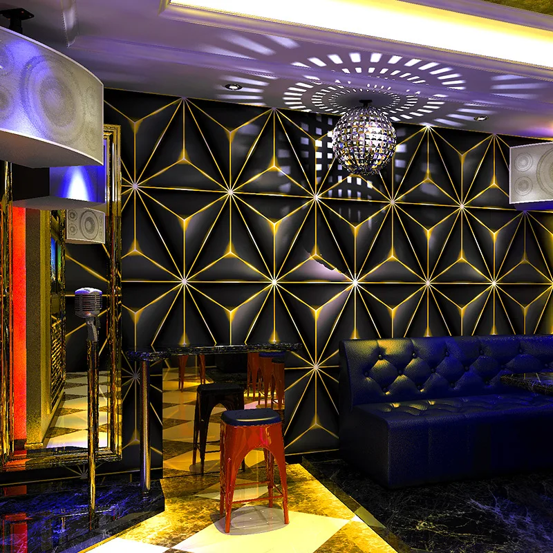 KTV Wallpaper Karaoke Flash Wall Cloth 3D Reflective Special Bar Personalized Creative Corridor Background Wallpaper Parede 3d
KTV Wallpaper Karaoke Flash Wall Cloth 3D Reflective Special Bar Personalized Creative Corridor Background Wallpaper Parede 3d