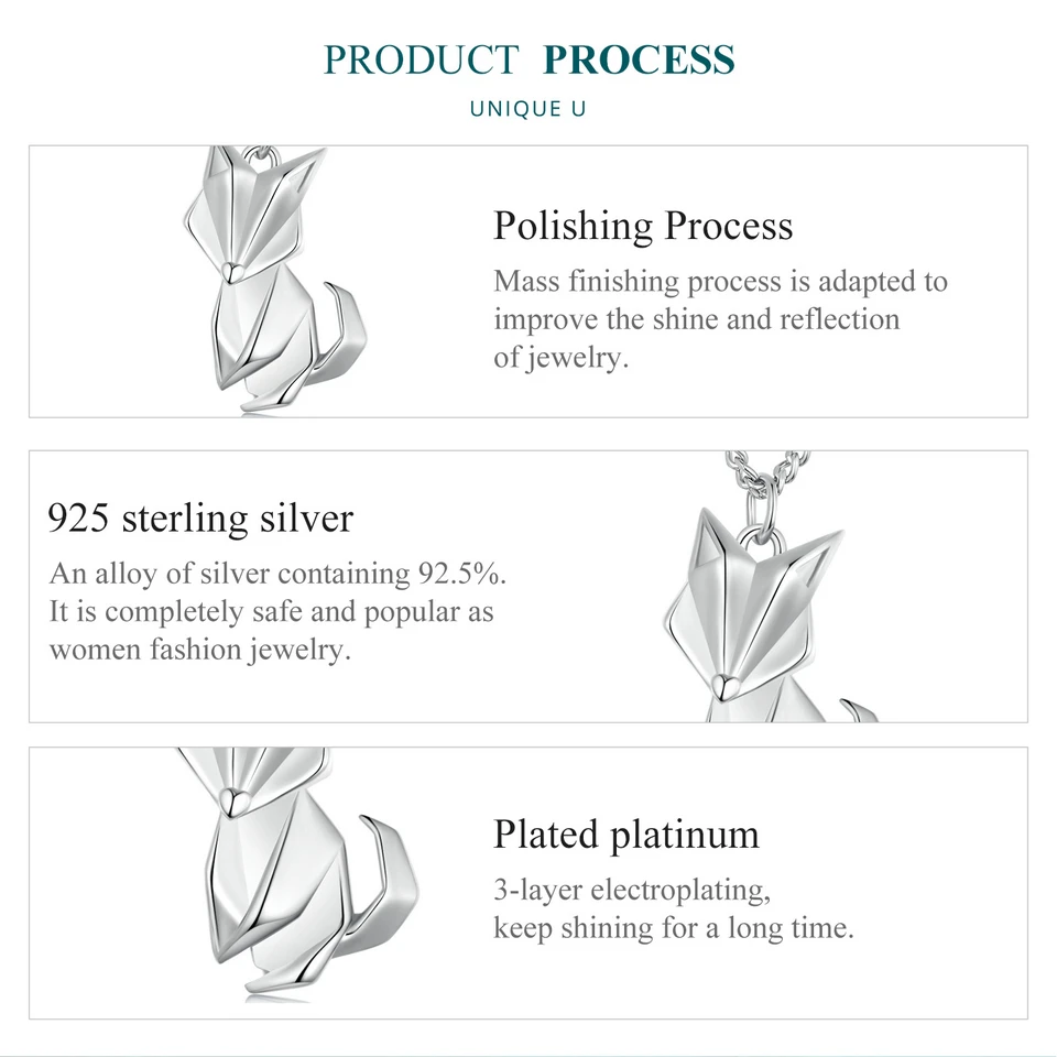 925 Sterling Silver Little Fox Necklace Pendant Cute Animals Adjustable Chopin Chain For Elegant Women Party Fine Jewelry 3 Mallzona S3fe848a112de4a52a7b3ee69a66987f0m 925 Sterling Silver Little Fox Necklace Pendant Cute Animals Adjustable Chopin Chain For Elegant Women Party Fine Jewelry Mallzona