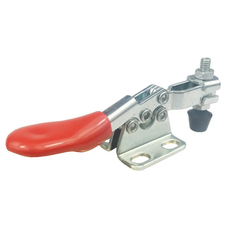 1pc GH-201L 60lbs Horizontal Toggle Clamp Quick Release Woodworking Workbench Lever Clip Carpentry Fixture Tools Hand Tools
1pc GH-201L 60lbs Horizontal Toggle Clamp Quick Release Woodworking Workbench Lever Clip Carpentry Fixture Tools Hand Tools