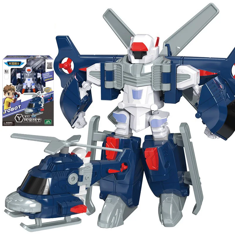 Mini robot de transformation Tobot pour enfants, dessin animé coréen, frères, anime, déformation, voiture, avion, jouets, cadeau 2