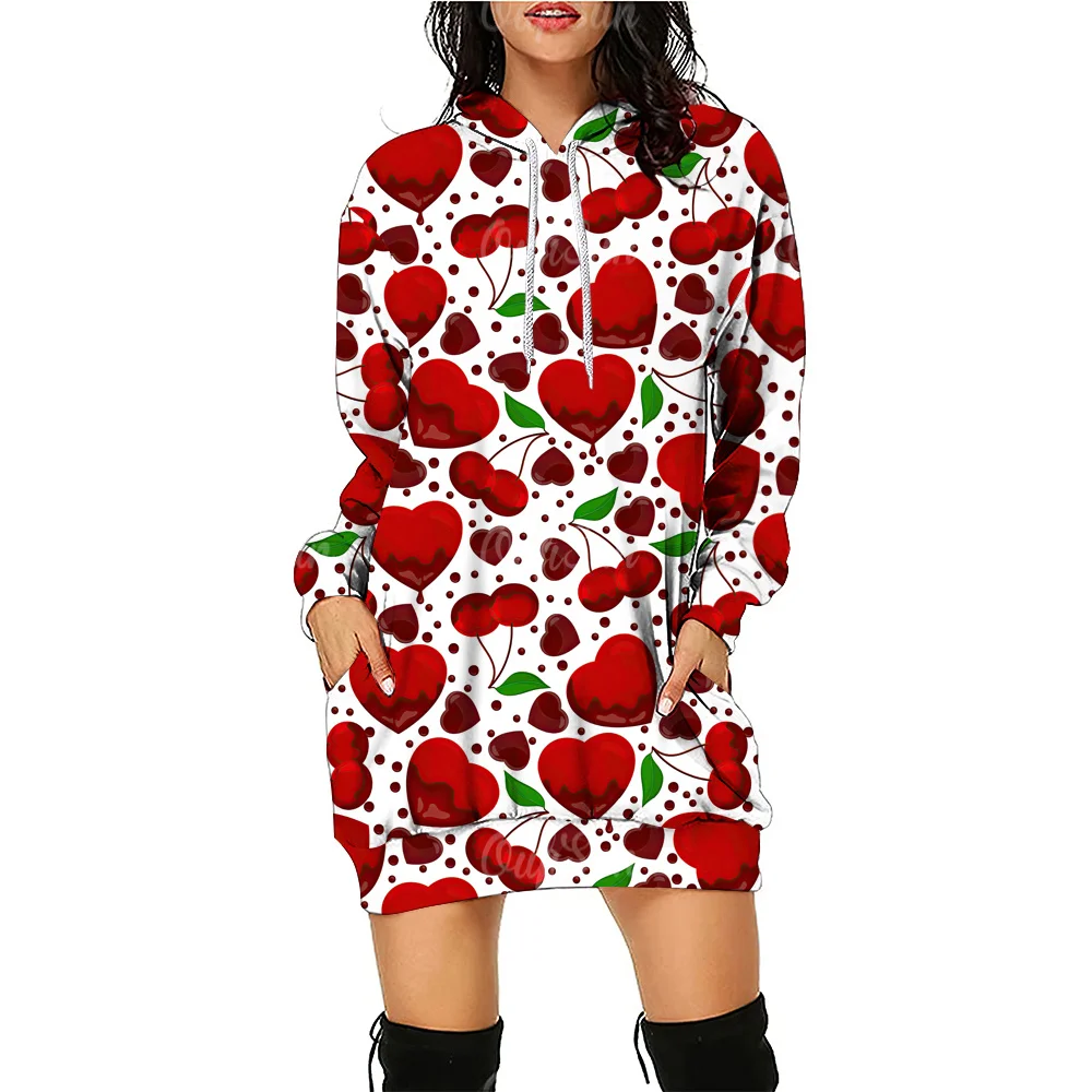 Valentine's Day Women's Hoodie Dress 3D Love Printed Sweater Casual Holiday Party Ladies Pullover Fashion Hip Hop Clothes Women
Valentine's Day Women's Hoodie Dress 3D Love Printed Sweater Casual Holiday Party Ladies Pullover Fashion Hip Hop Clothes Women
