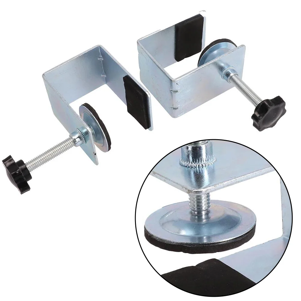 Reasonable Clamps Hand Tools Jig Cabinet Tools 2pcs Adjustable Clamps Front Installation Mounting Clips Silver
Reasonable Clamps Hand Tools Jig Cabinet Tools 2pcs Adjustable Clamps Front Installation Mounting Clips Silver