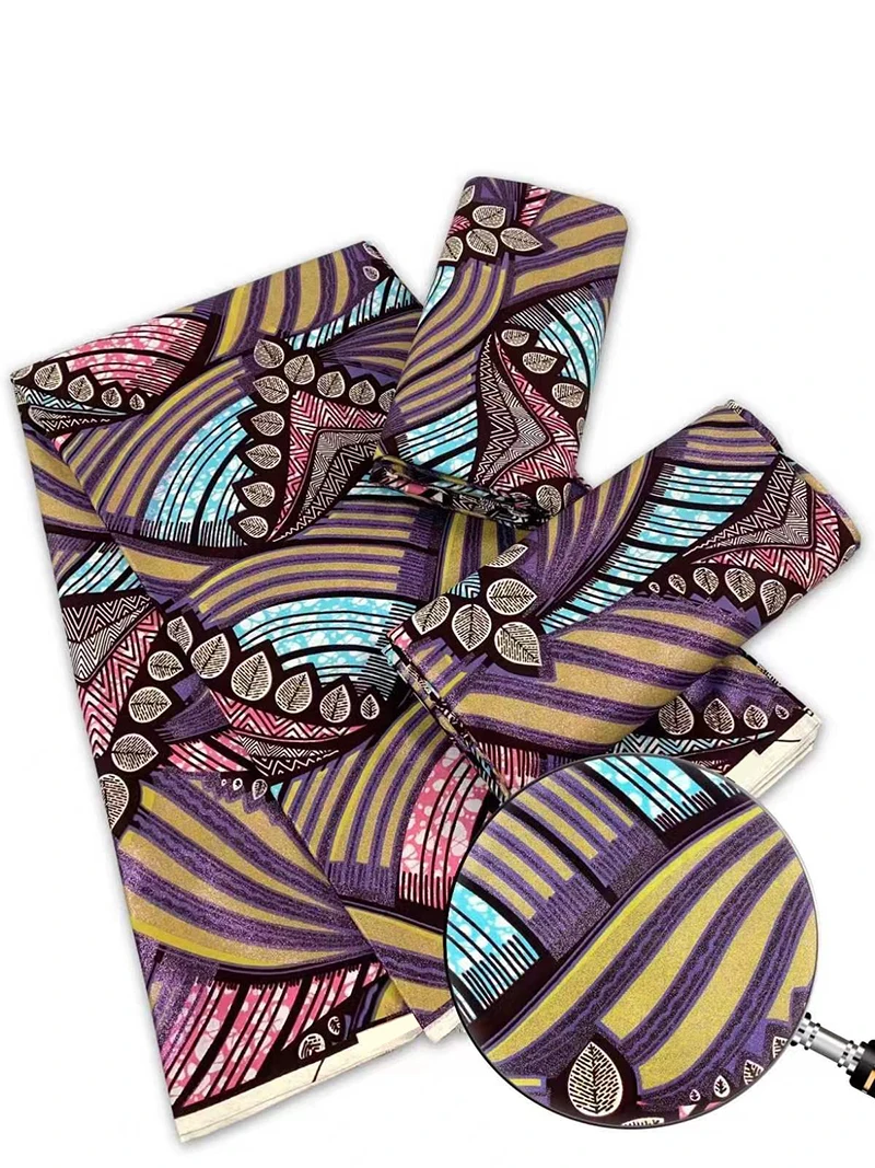 6 Yards African Real Wax Fabric Ankara 100% Cotton Material Pagne Grand Wax Prints New Gold Dust Batik Nigerian Loincloth HS0904
6 Yards African Real Wax Fabric Ankara 100% Cotton Material Pagne Grand Wax Prints New Gold Dust Batik Nigerian Loincloth HS0904