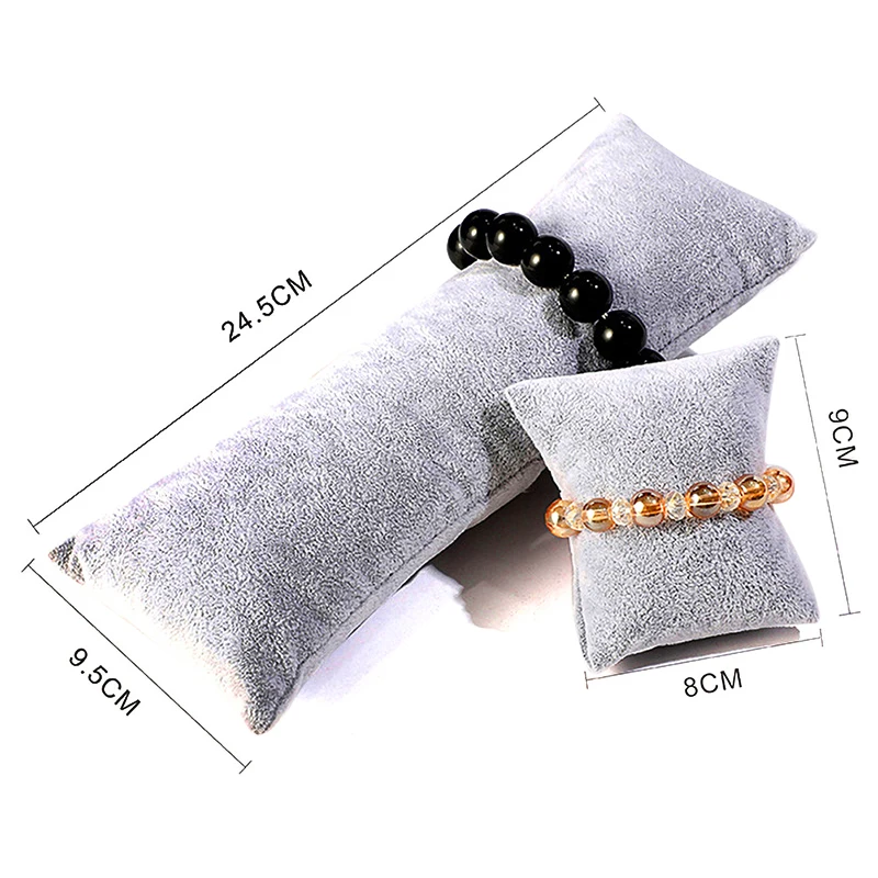 Jewelry Pillow Stand Velvet Holder Organizer Bracelet Bangles Organizer Jewelry Display Stand Props
Jewelry Pillow Stand Velvet Holder Organizer Bracelet Bangles Organizer Jewelry Display Stand Props