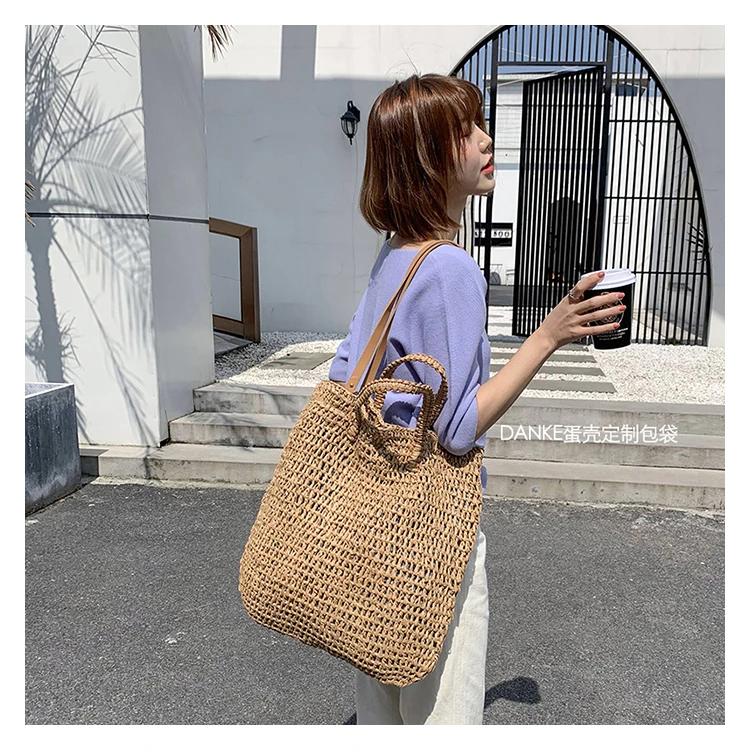 Large Wicker Beach Tote - Simple Summer Shopper 9 S3fee1ea24b614e34a6c5a2deac3b9929n
