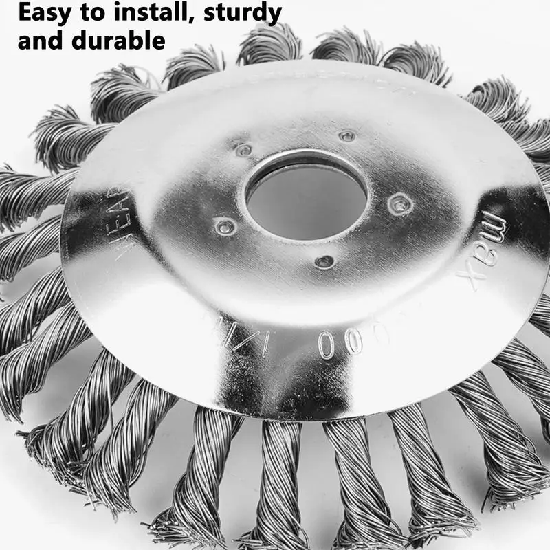 Unbreakable Wired Trimmer Blade Unbreakable Lawn Mower Blade Head 6 In Steel Wire Cutter Trimmer Weed Remover Rotary Weed Brush
Unbreakable Wired Trimmer Blade Unbreakable Lawn Mower Blade Head 6 In Steel Wire Cutter Trimmer Weed Remover Rotary Weed Brush