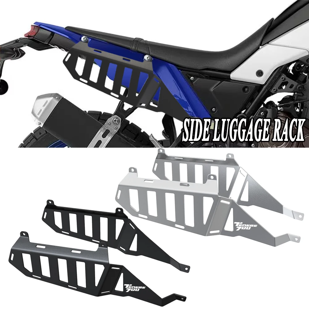 

For Yamaha Tenere 700 World Raid Luggage Racks Side Carrier Side Panniers Rack REARACE Saddlebag Support Racks 2022 2023 2024