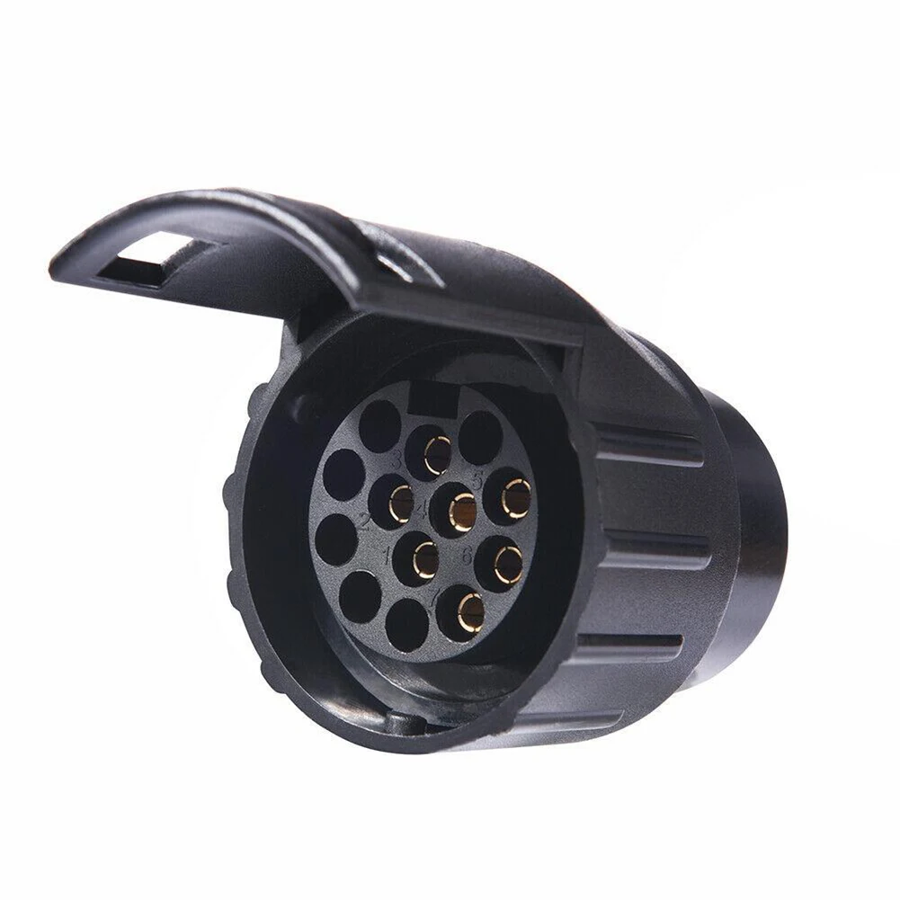 Towing Socket Caravan Converter Electric Black Camper Plastic & Brass RV Towbar 12V DC Waterproof 7Pin To 13Pin
Towing Socket Caravan Converter Electric Black Camper Plastic & Brass RV Towbar 12V DC Waterproof 7Pin To 13Pin