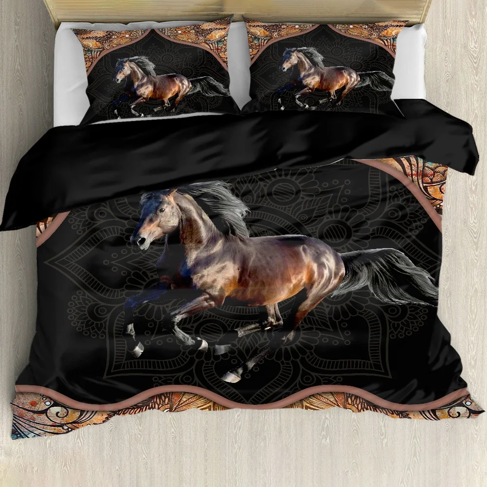 TOADDMOS Crazy Horse 3D Printing Duvet Cover Set Twin Size Bedding Sets Home Textiles Queen King Bed Linen For Adults Kids 3pcs
TOADDMOS Crazy Horse 3D Printing Duvet Cover Set Twin Size Bedding Sets Home Textiles Queen King Bed Linen For Adults Kids 3pcs