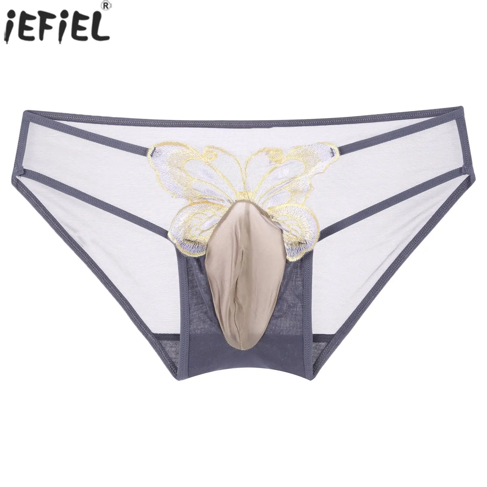 Mens Exotic Panties Lingerie Fashion Butterfly Embroidery Mesh Underwear Sexy Convex Sheath Low Rise Cut Out Sissy Panty Briefs
Mens Exotic Panties Lingerie Fashion Butterfly Embroidery Mesh Underwear Sexy Convex Sheath Low Rise Cut Out Sissy Panty Briefs