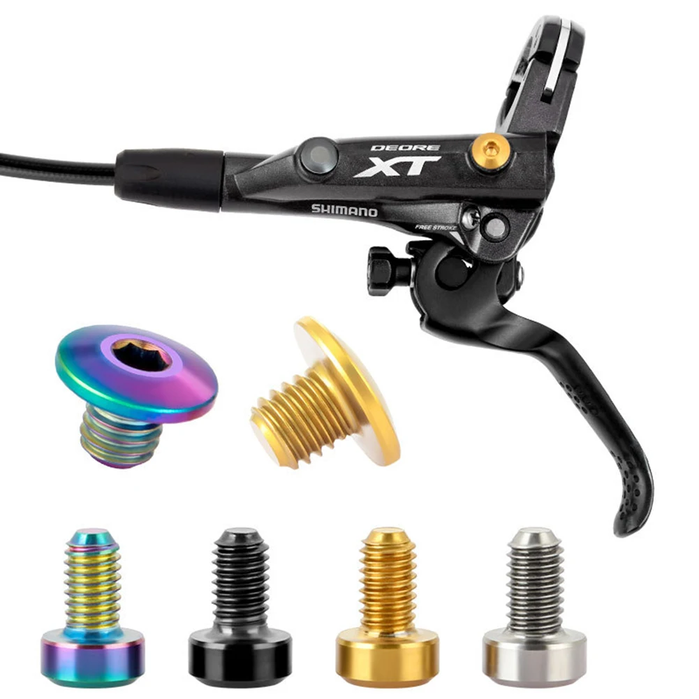 Bike/Bicycle Brake Lever Bleed Titanium-Screw For-Shimano XT/SLX Bike Brake Lever Fixed Screw Brake Bolt Cylinder Cover Fixing
Bike/Bicycle Brake Lever Bleed Titanium-Screw For-Shimano XT/SLX Bike Brake Lever Fixed Screw Brake Bolt Cylinder Cover Fixing