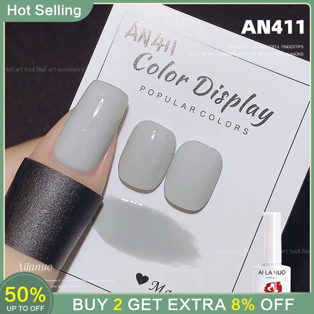 

Solid Color Nail Polish Lasting Resistant To Chipping Nail Polish Gel Safety Phototherapy Gel Easy To Smudge Anti-warping