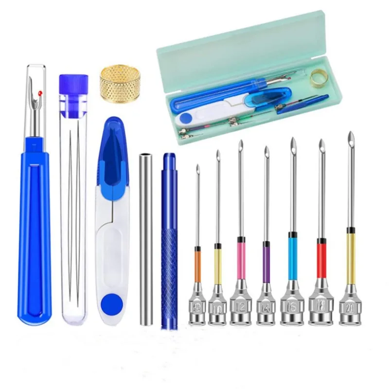 Poke The Needle Set Punch Needle Tool Embroidery Stitching Punch Needle Needle Threader Embroidery Poking Cross Stitch Tools
Poke The Needle Set Punch Needle Tool Embroidery Stitching Punch Needle Needle Threader Embroidery Poking Cross Stitch Tools