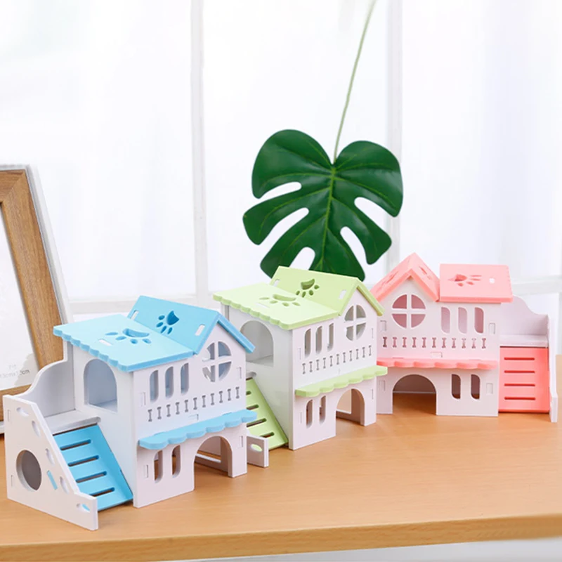 Wooden Hideout House with Ladder, 2 Layers, Hideout Toy, DIY Pet Hamster House, Wooden Hut Play Toys
Wooden Hideout House with Ladder, 2 Layers, Hideout Toy, DIY Pet Hamster House, Wooden Hut Play Toys