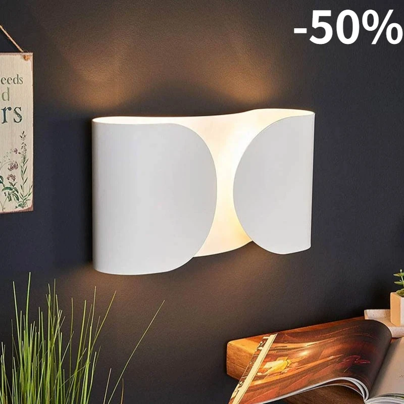 Flos Foglio Vintage Wall Light Modern Led Wall Lamp Indoor Decor for Bedroom Bedside Black Gold White Metal Wall Lamp
Flos Foglio Vintage Wall Light Modern Led Wall Lamp Indoor Decor for Bedroom Bedside Black Gold White Metal Wall Lamp