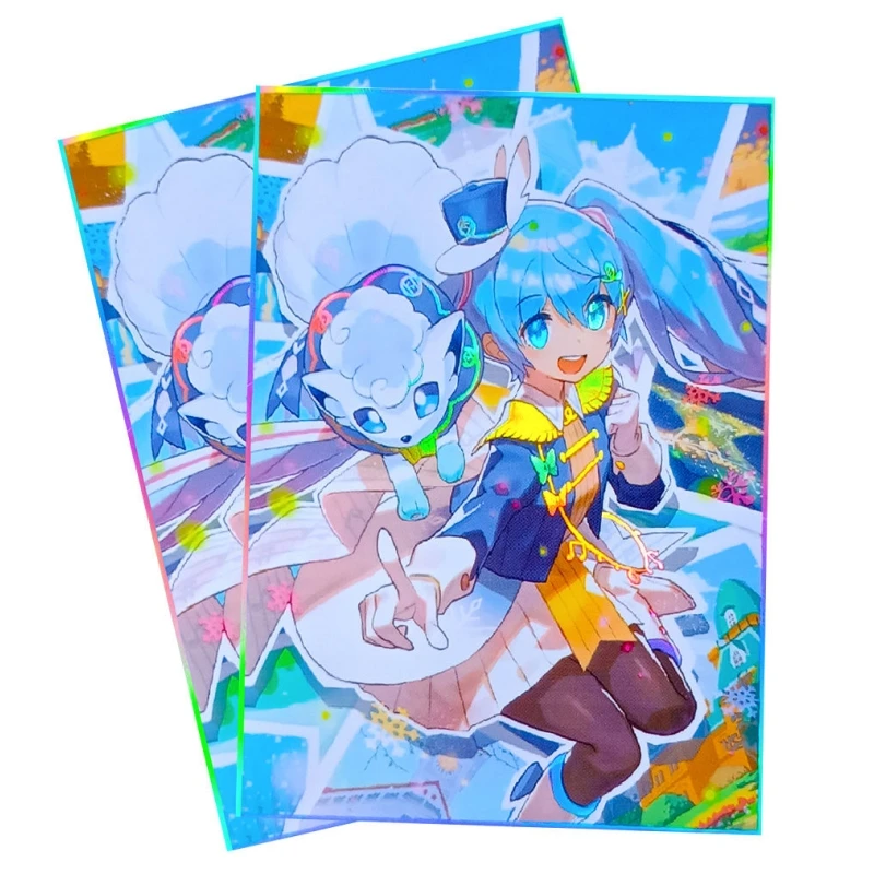 Pokemon DIY Hatsune Miku Vulpix Cute Game Collection Self Made Cards Holder Inner Protective Sleeve Christmas Gift for Friend
Pokemon DIY Hatsune Miku Vulpix Cute Game Collection Self Made Cards Holder Inner Protective Sleeve Christmas Gift for Friend