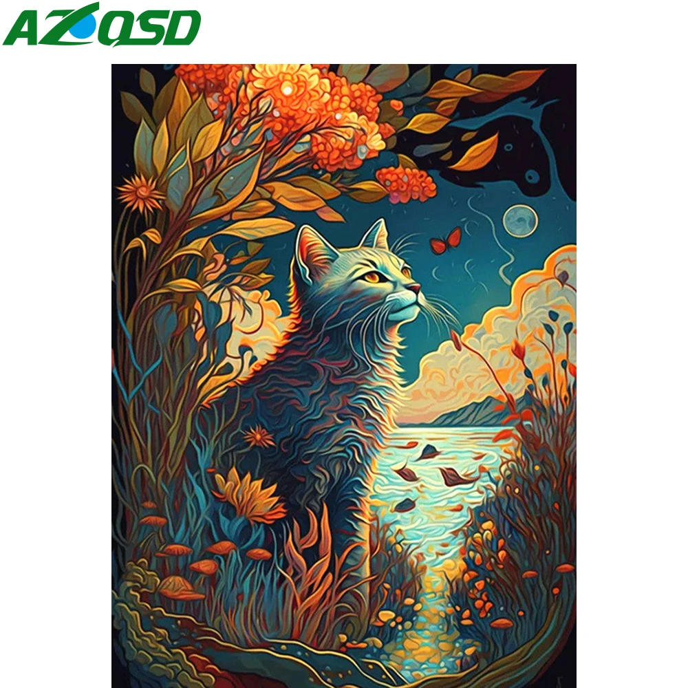 AZQSD 5d DIY Алмазная вышивка распродажа кошка животное мозаика рукоделие живопись цветок наборы для вышивки крестиком изображение страз
AZQSD 5d DIY Алмазная вышивка распродажа кошка животное мозаика рукоделие живопись цветок наборы для вышивки крестиком изображение страз