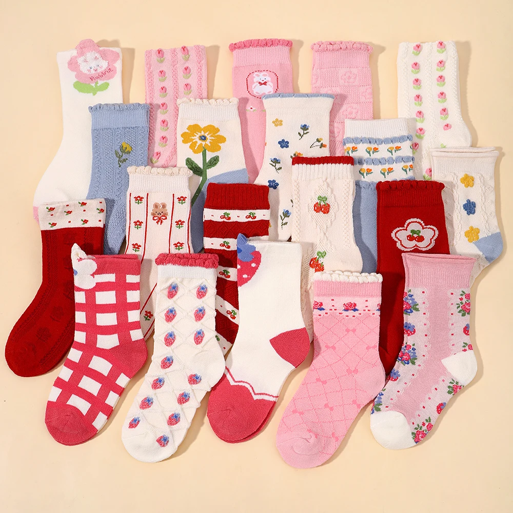 5 Pairs/set Kids Cartoon Cotton Socks Lovely Rabbit Pink Middle Tube Stockings for 3-5Y Toddler Boys Girls Elastic Casual Socks 
5 Pairs/set Kids Cartoon Cotton Socks Lovely Rabbit Pink Middle Tube Stockings for 3-5Y Toddler Boys Girls Elastic Casual Socks