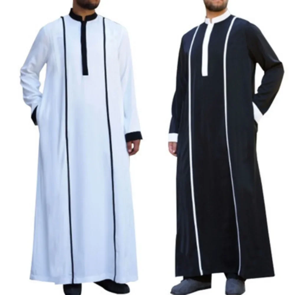 Muslim Robes Cosplay Men Traditional Eid Middle East Islamic Arab Caftan Jubba Thobe Islam Kaftan Fashion Loose Clothing
Muslim Robes Cosplay Men Traditional Eid Middle East Islamic Arab Caftan Jubba Thobe Islam Kaftan Fashion Loose Clothing