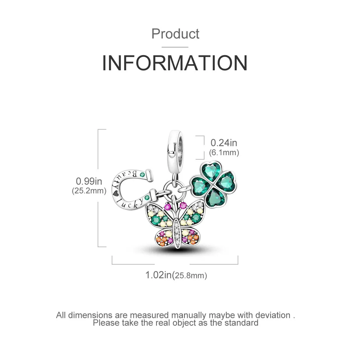 MULA 1PC Silver Plated Charms Firefly Butterfly Flower Fit Original Beads DIY Fashion Jewelry MULA 1PC Silver Plated Charms Firefly Butterfly Flower Fit Original Beads DIY Fashion Jewelry