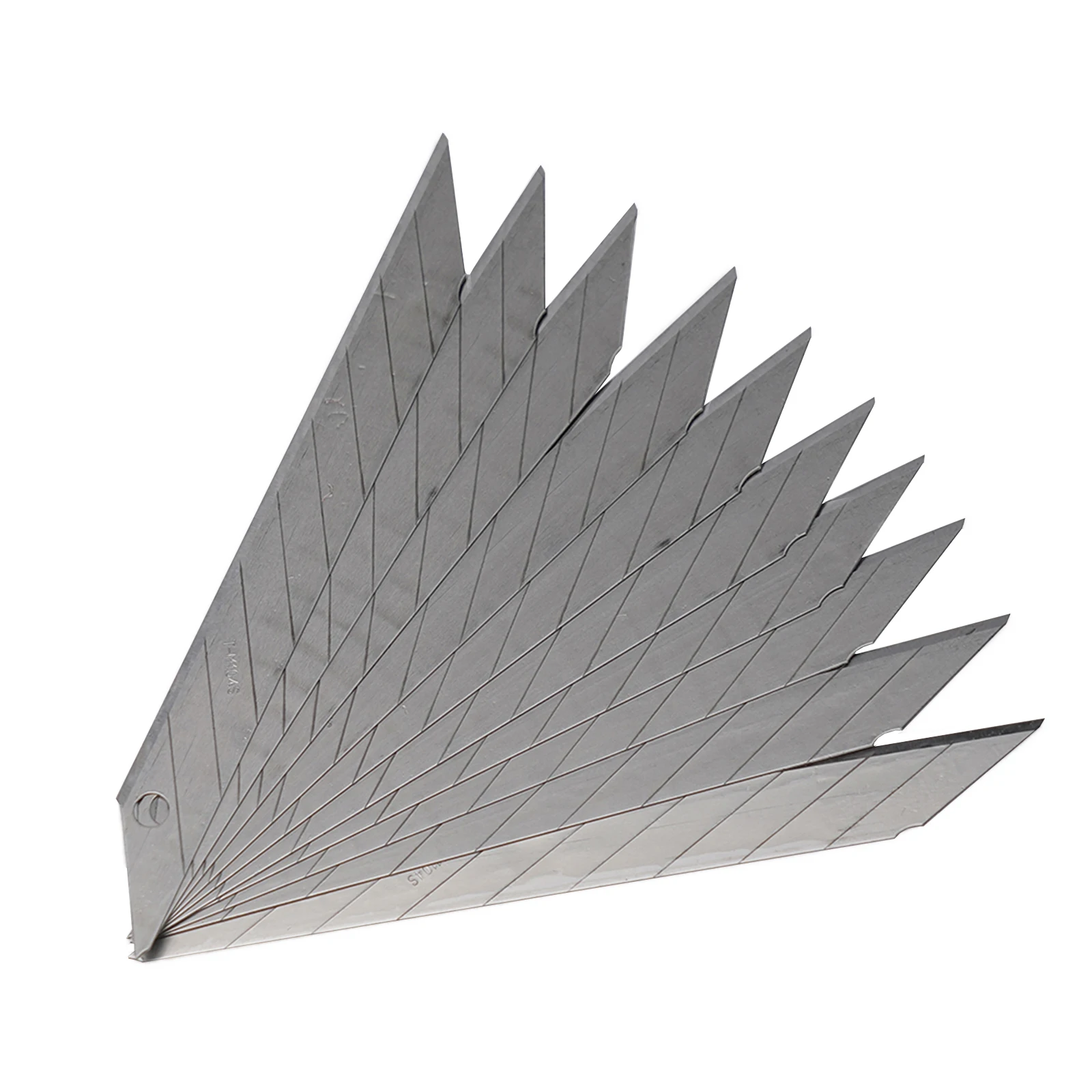 10pcs 30 Degrees Art Blade Art Cutter General Replacement Blade Cutting Carving Express Box Paper Envelope Opener Blade
10pcs 30 Degrees Art Blade Art Cutter General Replacement Blade Cutting Carving Express Box Paper Envelope Opener Blade