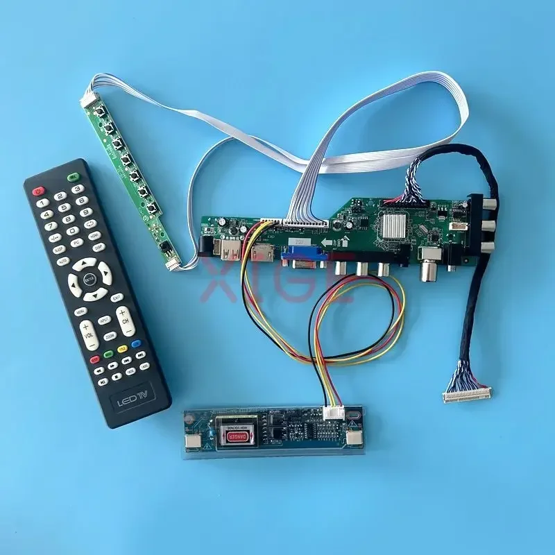 Плата контроллера M200O1 MT200LW01 M200RW01 1600*900 30Pin LVDS цифровой сигнал DVB IR + AV + USB + HDMI + VGA 2CCFL комплект ЖК-экрана «сделай сам»
Плата контроллера M200O1 MT200LW01 M200RW01 1600*900 30Pin LVDS цифровой сигнал DVB IR + AV + USB + HDMI + VGA 2CCFL комплект ЖК-экрана «сделай сам»