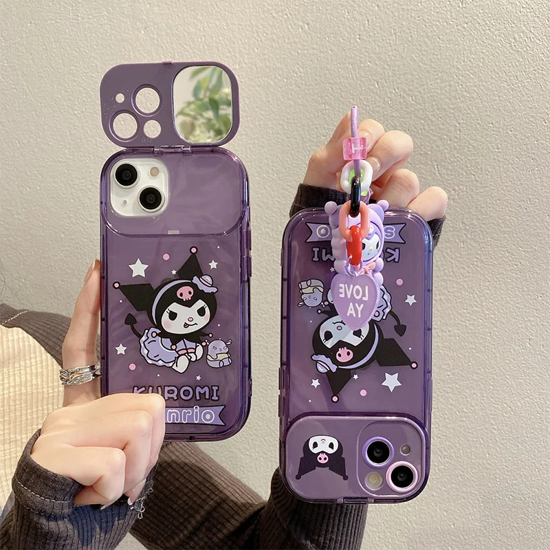 New Kuromi Sanrio Kawaii Anime Mobile Phone Cute Cartoon Shell Iphone 14 Anti Drop Can Rotate Iphone 12 Soft Case Toys for Girl
New Kuromi Sanrio Kawaii Anime Mobile Phone Cute Cartoon Shell Iphone 14 Anti Drop Can Rotate Iphone 12 Soft Case Toys for Girl