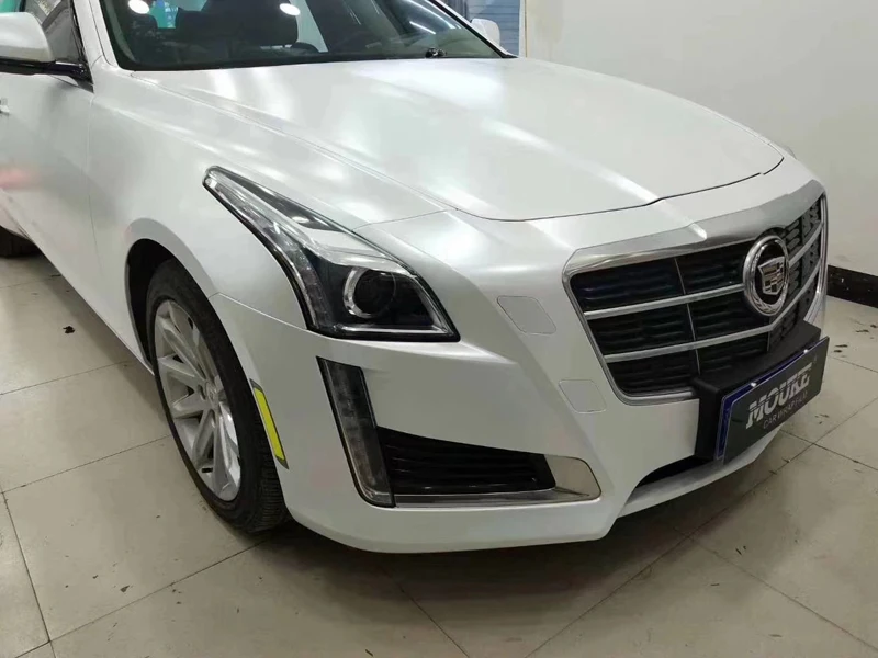 Высококачественная атласная жемчужная белая металлическая фотопленка для автомобиля 
Высококачественная атласная жемчужная белая металлическая фотопленка для автомобиля