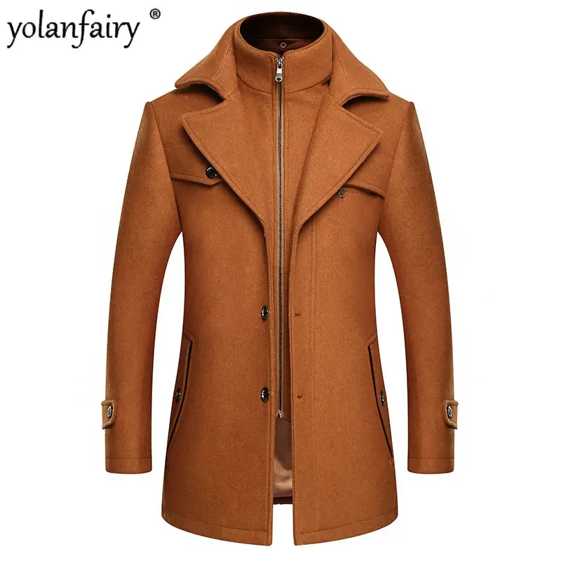 2024 Men Winter New Dual-neck en Coat Thick Oversized Windbreaker Men's Orange Wool Jackets Abrigos Hombre
2024 Men Winter New Dual-neck en Coat Thick Oversized Windbreaker Men's Orange Wool Jackets Abrigos Hombre